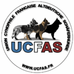 Logo de l'UCFAS : Union Cynophile Française Aldeutsche Shäferhund