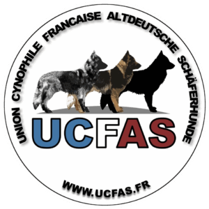 Logo de l'UCFAS : Union Cynophile Française Aldeutsche Shäferhund