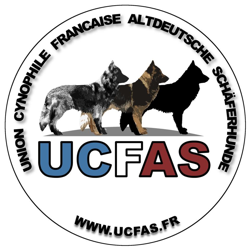 Logo UCFAS Union Cynophile Française Altdeutsche Shäferhund